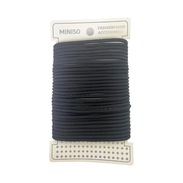 3mm Black Rubber Band 30pcs