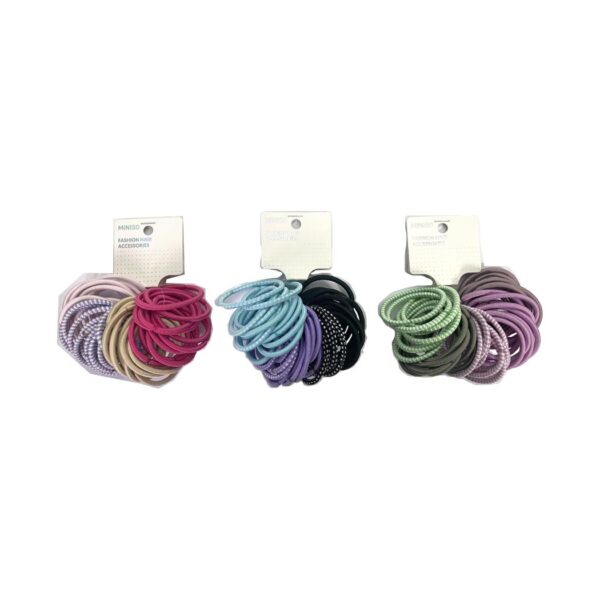 Colored Basic Hair Ties (40 pcs)